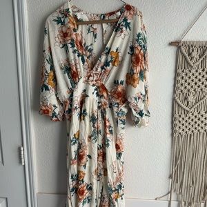 Floral maxi dress